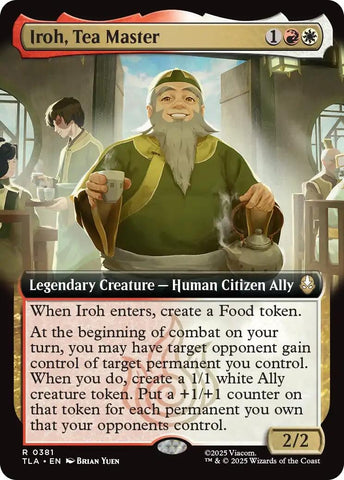Image for Iroh, Tea Master (Extended Art) (381) [Avatar: The Last Airbender] - Magic: The Gathering