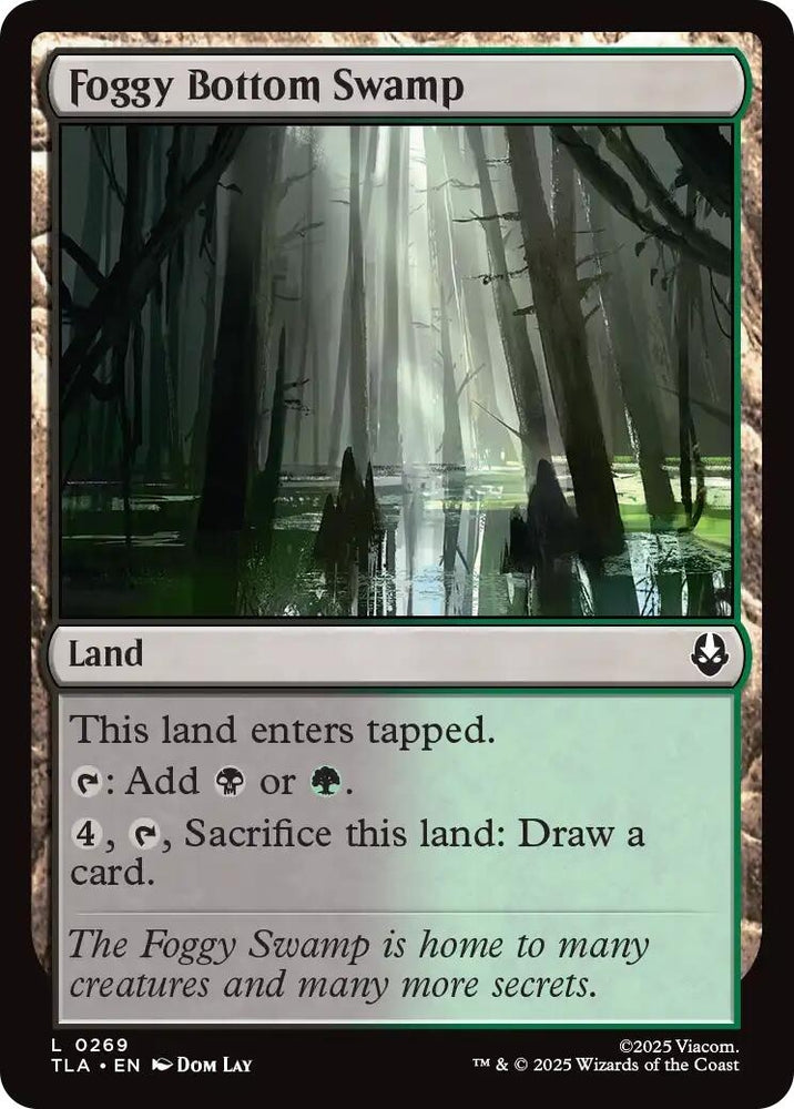 Image for Foggy Bottom Swamp (269) [Avatar: The Last Airbender] - Magic: The Gathering