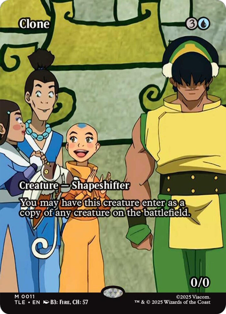 Image for Clone (Borderless) (11) [Avatar: The Last Airbender: Eternal-Legal] - Magic: The Gathering