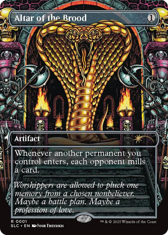 Image for Altar of the Brood (Halo Foil) (28) [Secret Lair Countdown Kit] - Magic: The Gathering