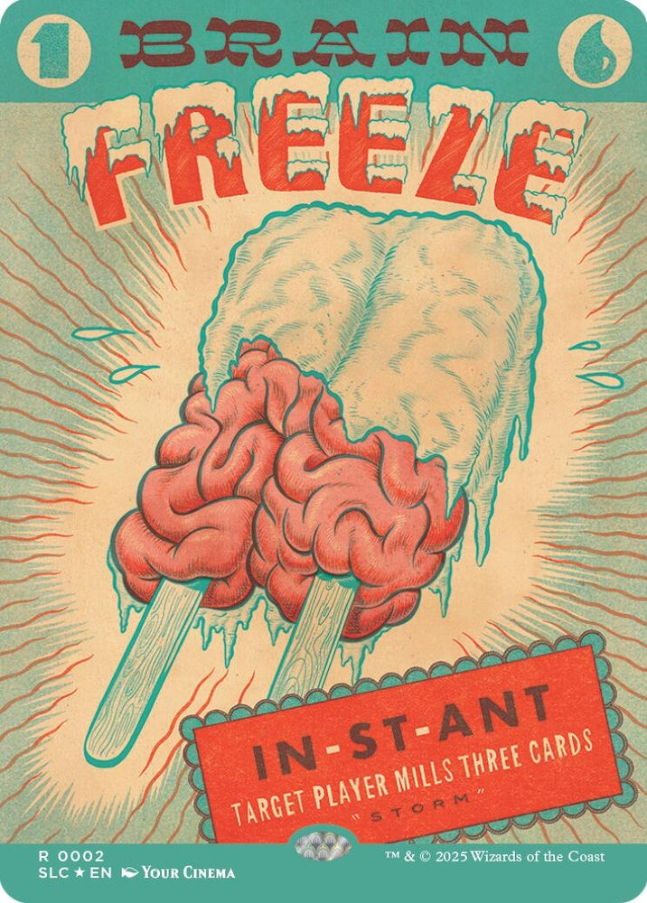 Image for Brain Freeze (Halo Foil) (29) [Secret Lair Countdown Kit] - Magic: The Gathering
