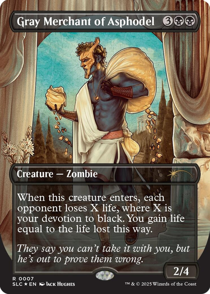 Image for Gray Merchant of Asphodel (Halo Foil) (34) [Secret Lair Countdown Kit] - Magic: The Gathering