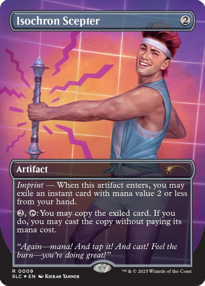 Image for Isochron Scepter (Halo Foil) (36) [Secret Lair Countdown Kit] - Magic: The Gathering