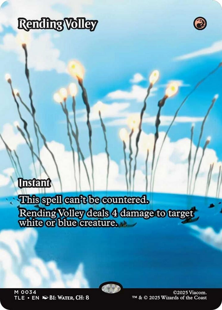 Image for Rending Volley (Borderless) (34) [Avatar: The Last Airbender: Eternal-Legal] - Magic: The Gathering