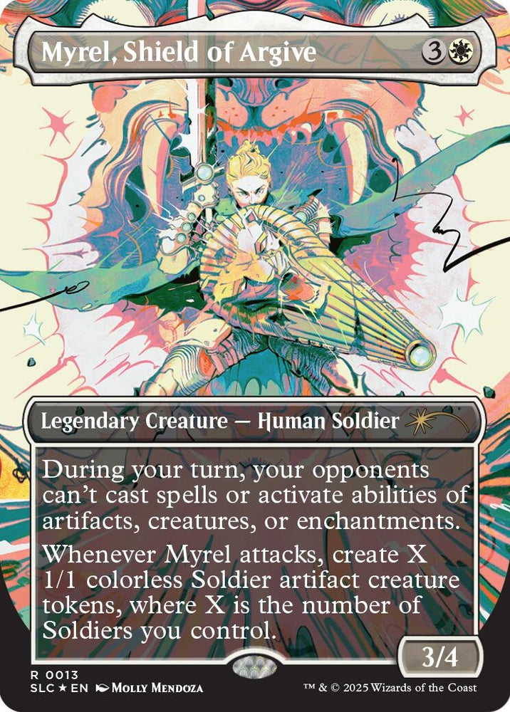 Image for Myrel, Shield of Argive (Halo Foil) (40) [Secret Lair Countdown Kit] - Magic: The Gathering