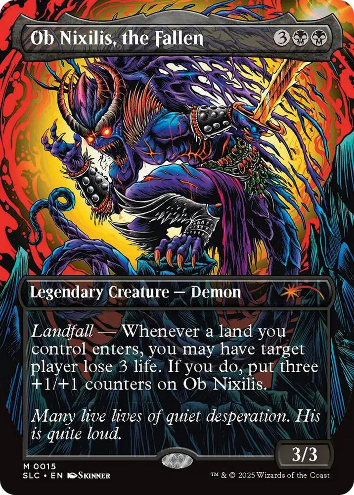 Image for Ob Nixilis, the Fallen (15) [Secret Lair Countdown Kit] - Magic: The Gathering