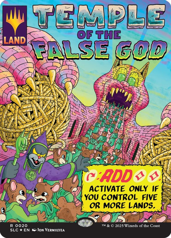 Image for Temple of the False God (Halo Foil) (47) [Secret Lair Countdown Kit] - Magic: The Gathering