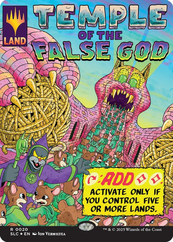 Image for Temple of the False God (Halo Foil) (47) [Secret Lair Countdown Kit] - Magic: The Gathering
