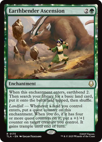 Image for Earthbender Ascension (175) [Avatar: The Last Airbender] - Magic: The Gathering