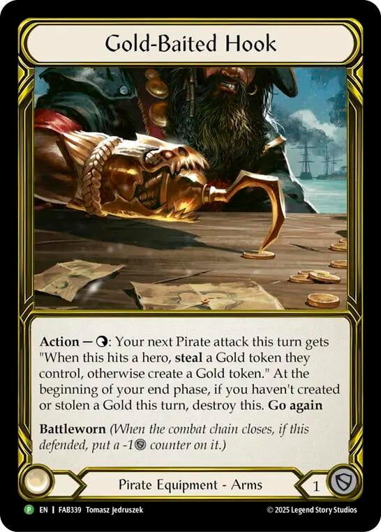 Image for Gold-Baited Hook (Golden) - FAB339 (FAB339) [Flesh and Blood: Promo Cards] - Flesh and Blood TCG