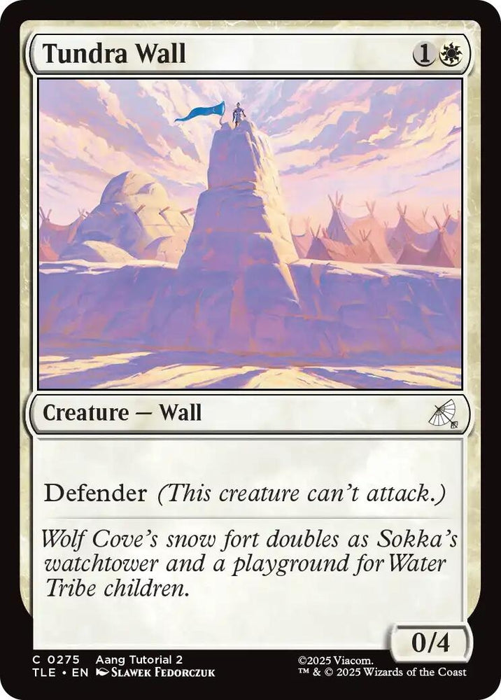 Image for Tundra Wall (0275) (275) [Avatar: The Last Airbender: Eternal-Legal] - Magic: The Gathering