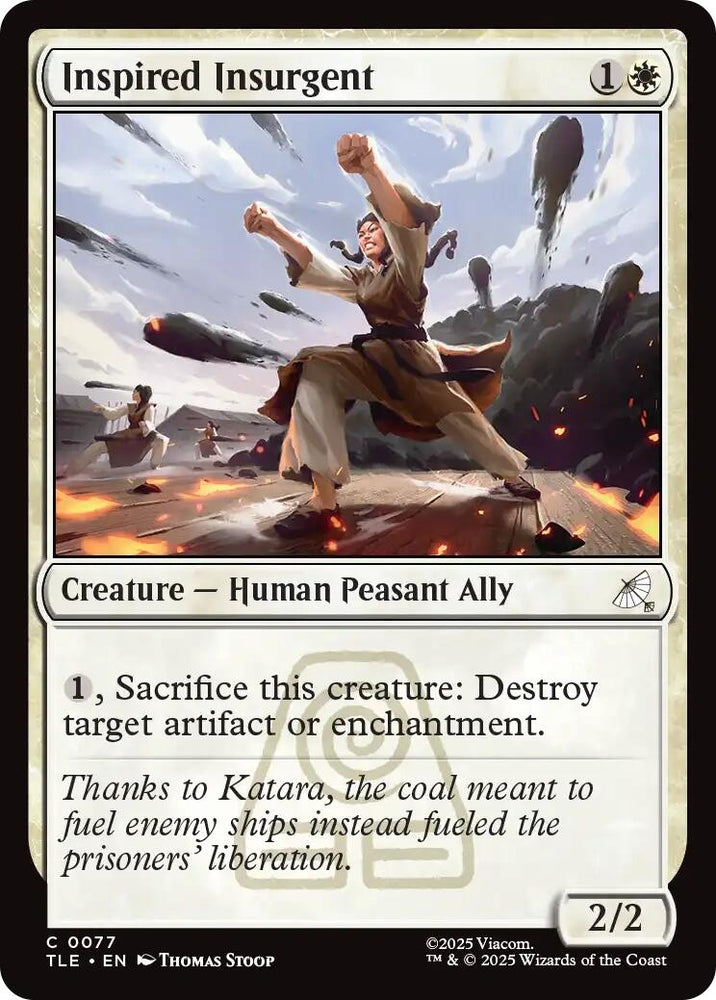 Image for Inspired Insurgent (77) [Avatar: The Last Airbender: Eternal-Legal] - Magic: The Gathering