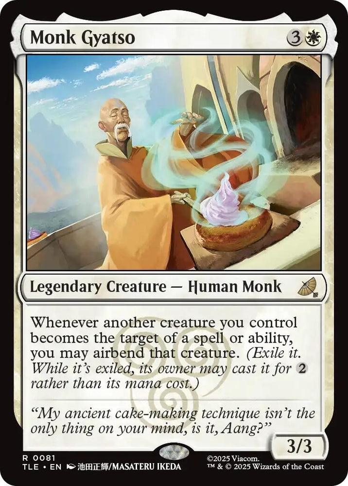 Image for Monk Gyatso (81) [Avatar: The Last Airbender: Eternal-Legal] - Magic: The Gathering