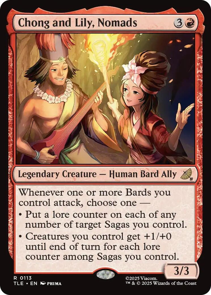Image for Chong and Lily, Nomads (113) [Avatar: The Last Airbender: Eternal-Legal] - Magic: The Gathering