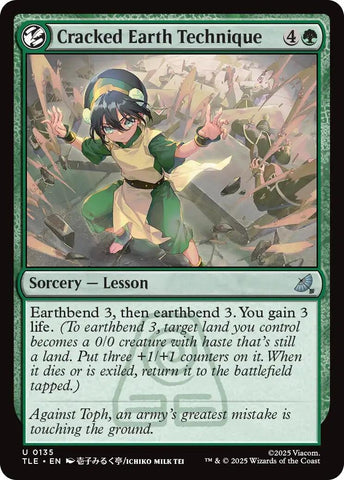 Image for Cracked Earth Technique (135) [Avatar: The Last Airbender: Eternal-Legal] - Magic: The Gathering