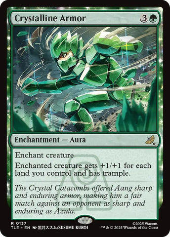 Image for Crystalline Armor (137) [Avatar: The Last Airbender: Eternal-Legal] - Magic: The Gathering