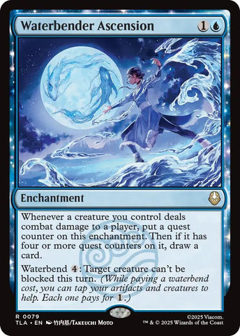 Image for Waterbender Ascension (79) [Avatar: The Last Airbender] - Magic: The Gathering
