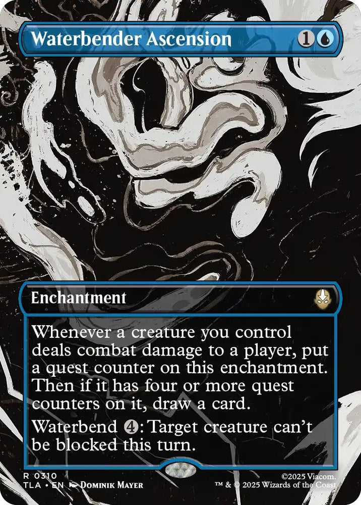 Image for Waterbender Ascension (Borderless) (310) [Avatar: The Last Airbender] - Magic: The Gathering