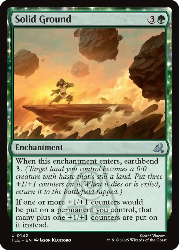 Image for Solid Ground (142) [Avatar: The Last Airbender: Eternal-Legal] - Magic: The Gathering