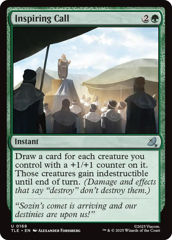 Image for Inspiring Call (168) [Avatar: The Last Airbender: Eternal-Legal] - Magic: The Gathering