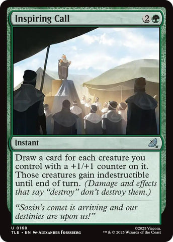 Image for Inspiring Call (168) [Avatar: The Last Airbender: Eternal-Legal] - Magic: The Gathering