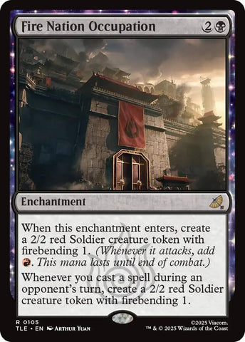 Image for Fire Nation Occupation (105) [Avatar: The Last Airbender: Eternal-Legal] - Magic: The Gathering