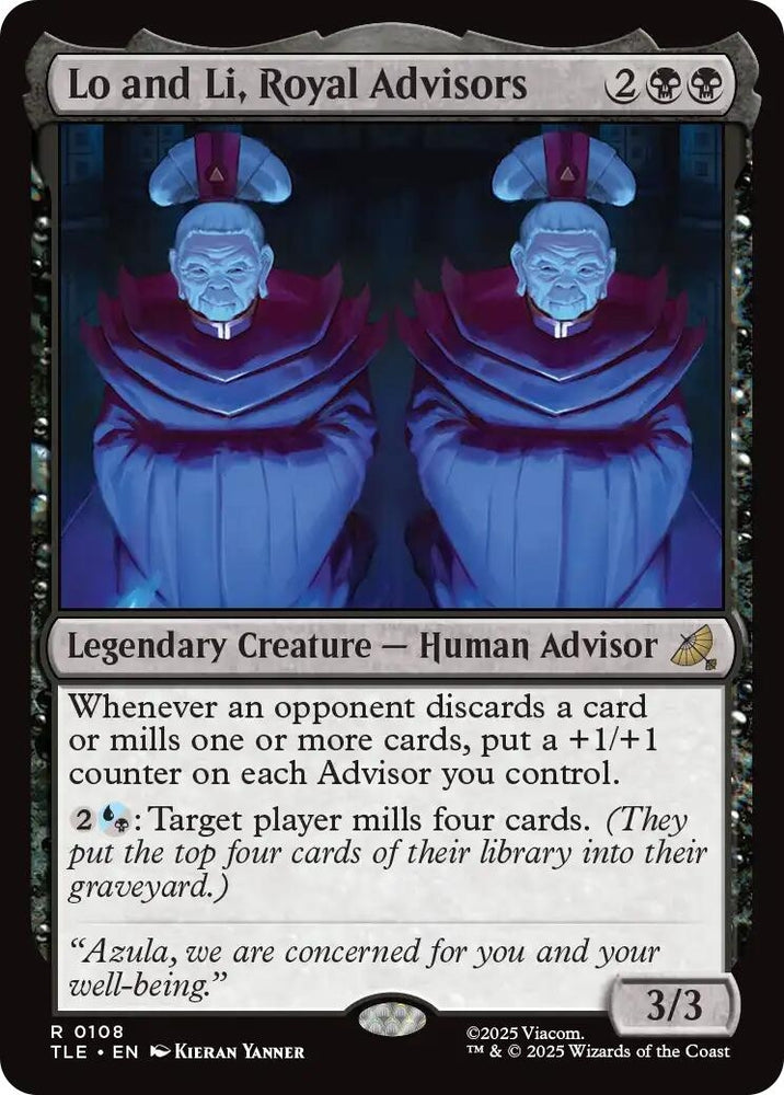 Image for Lo and Li, Royal Advisors (108) [Avatar: The Last Airbender: Eternal-Legal] - Magic: The Gathering