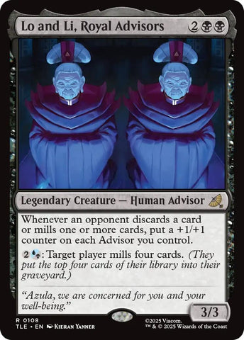 Image for Lo and Li, Royal Advisors (108) [Avatar: The Last Airbender: Eternal-Legal] - Magic: The Gathering