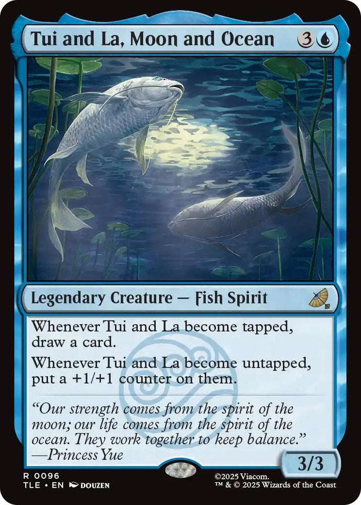 Image for Tui and La, Moon and Ocean (96) [Avatar: The Last Airbender: Eternal-Legal] - Magic: The Gathering