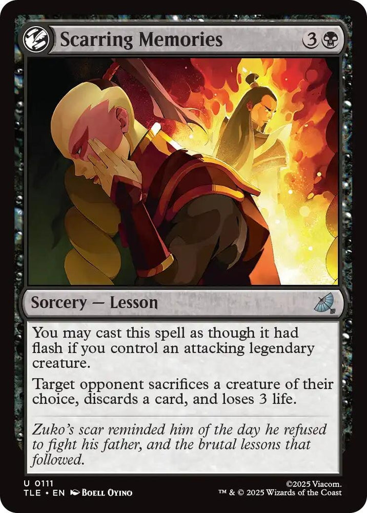 Image for Scarring Memories (111) [Avatar: The Last Airbender: Eternal-Legal] - Magic: The Gathering
