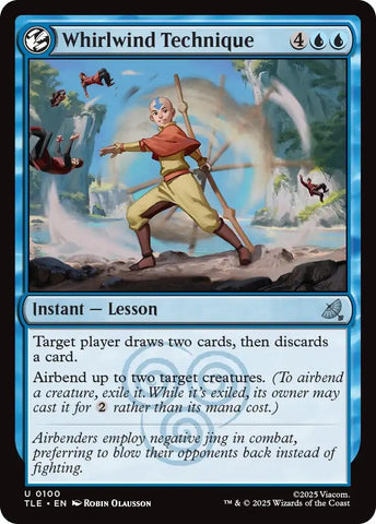 Image for Whirlwind Technique (100) [Avatar: The Last Airbender: Eternal-Legal] - Magic: The Gathering