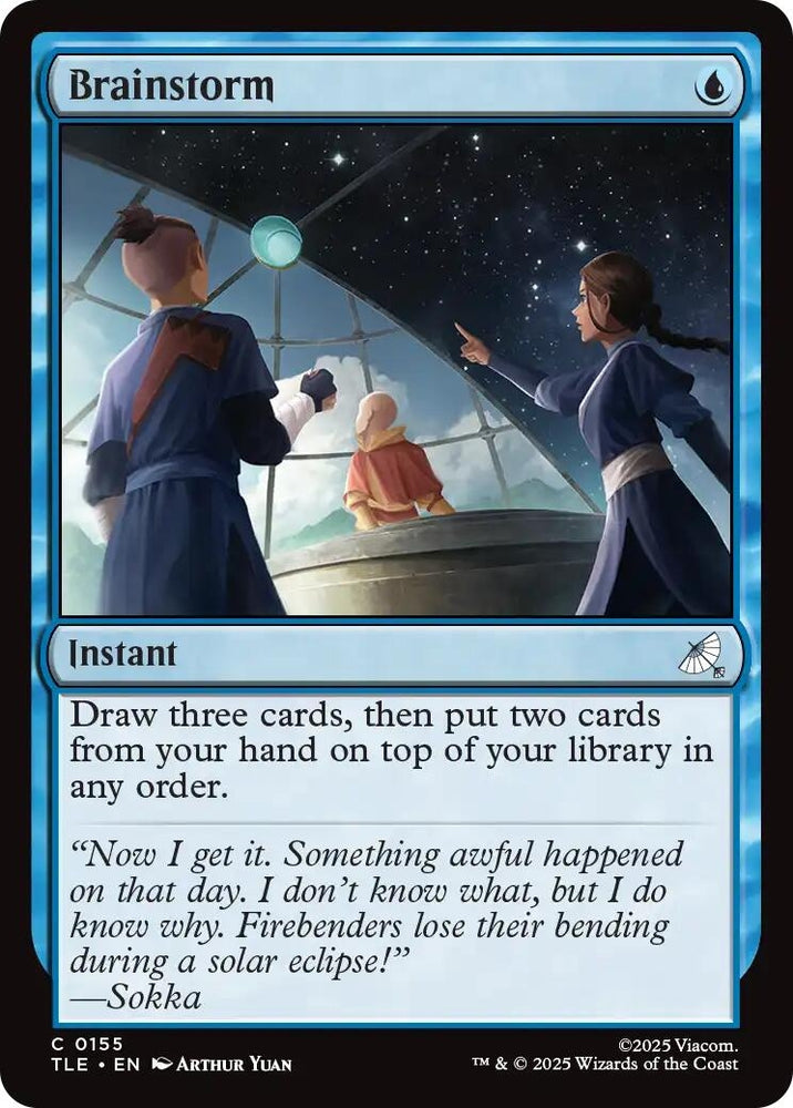 Image for Brainstorm (155) [Avatar: The Last Airbender: Eternal-Legal] - Magic: The Gathering