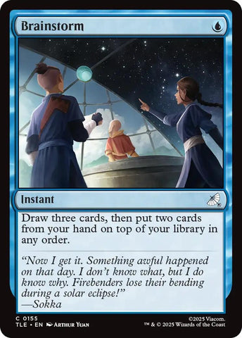 Image for Brainstorm (155) [Avatar: The Last Airbender: Eternal-Legal] - Magic: The Gathering