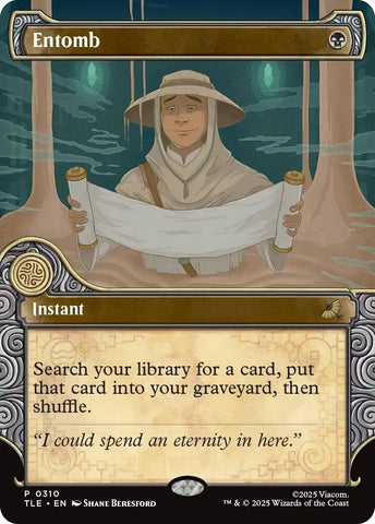 Image for Entomb (Showcase) (310) [Avatar: The Last Airbender: Eternal-Legal] - Magic: The Gathering