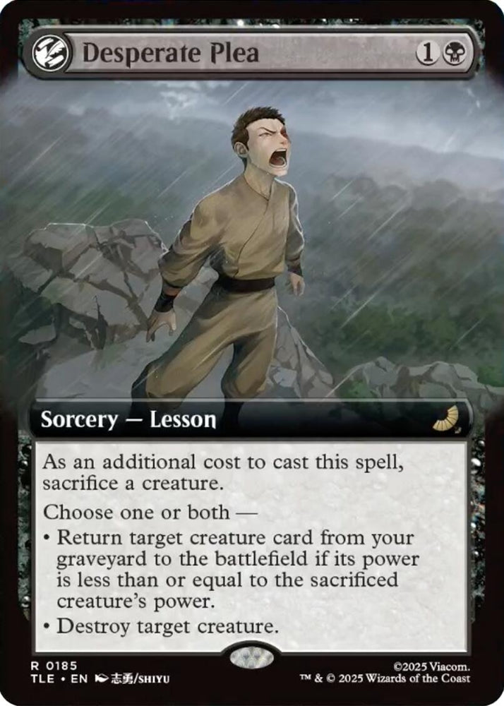 Image for Desperate Plea (Extended Art) (185) [Avatar: The Last Airbender: Eternal-Legal] - Magic: The Gathering