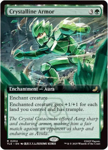 Image for Crystalline Armor (Extended Art) (204) [Avatar: The Last Airbender: Eternal-Legal] - Magic: The Gathering