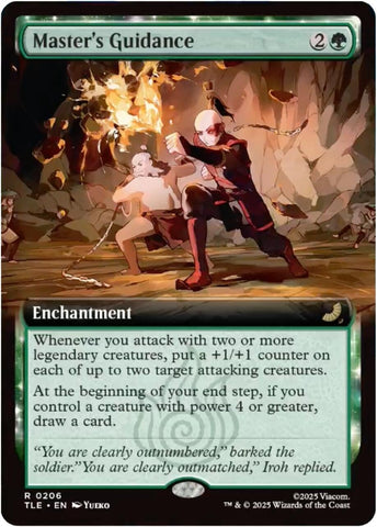Image for Master's Guidance (Extended Art) (206) [Avatar: The Last Airbender: Eternal-Legal] - Magic: The Gathering