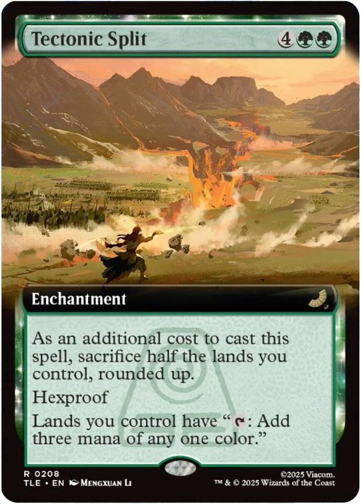 Image for Tectonic Split (Extended Art) (208) [Avatar: The Last Airbender: Eternal-Legal] - Magic: The Gathering