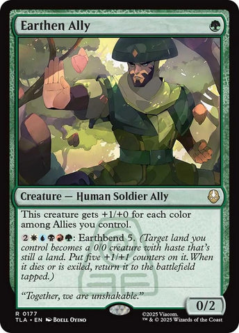Image for Earthen Ally (177) [Avatar: The Last Airbender] - Magic: The Gathering