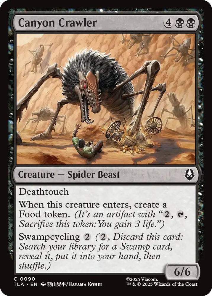 Image for Canyon Crawler (90) [Avatar: The Last Airbender] - Magic: The Gathering