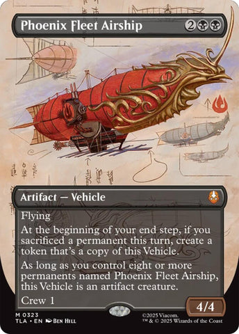 Image for Phoenix Fleet Airship (Borderless) (323) [Avatar: The Last Airbender] - Magic: The Gathering