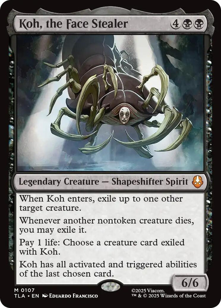 Image for Koh, the Face Stealer (107) [Avatar: The Last Airbender] - Magic: The Gathering