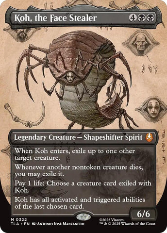 Image for Koh, the Face Stealer (Borderless) (322) [Avatar: The Last Airbender] - Magic: The Gathering