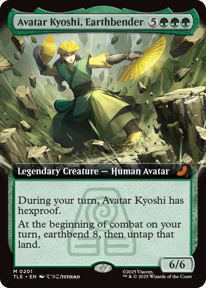 Image for Avatar Kyoshi, Earthbender (Extended Art) (201) [Avatar: The Last Airbender: Eternal-Legal] - Magic: The Gathering