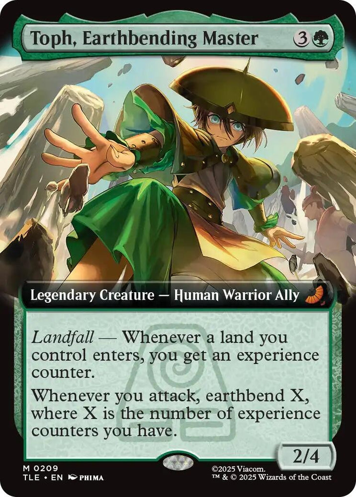 Image for Toph, Earthbending Master (Extended Art) (209) [Avatar: The Last Airbender: Eternal-Legal] - Magic: The Gathering
