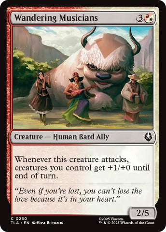 Image for Wandering Musicians (250) [Avatar: The Last Airbender] - Magic: The Gathering
