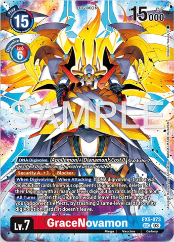 Image for GraceNovamon (Digimon Story: Time Stranger Collector's Edition) (EX5-073 SEC) [Animal Colosseum] - Digimon Card Game