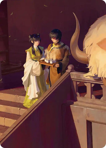 Image for Mai and Zuko Art Card [Avatar: The Last Airbender] - Magic: The Gathering