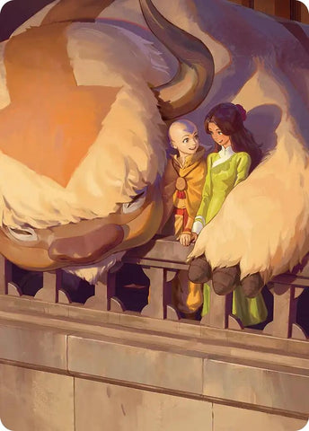 Image for Aang and Katara Art Card [Avatar: The Last Airbender] - Magic: The Gathering