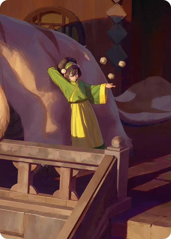 Image for Toph, Greatest Earthbender Art Card [Avatar: The Last Airbender] - Magic: The Gathering